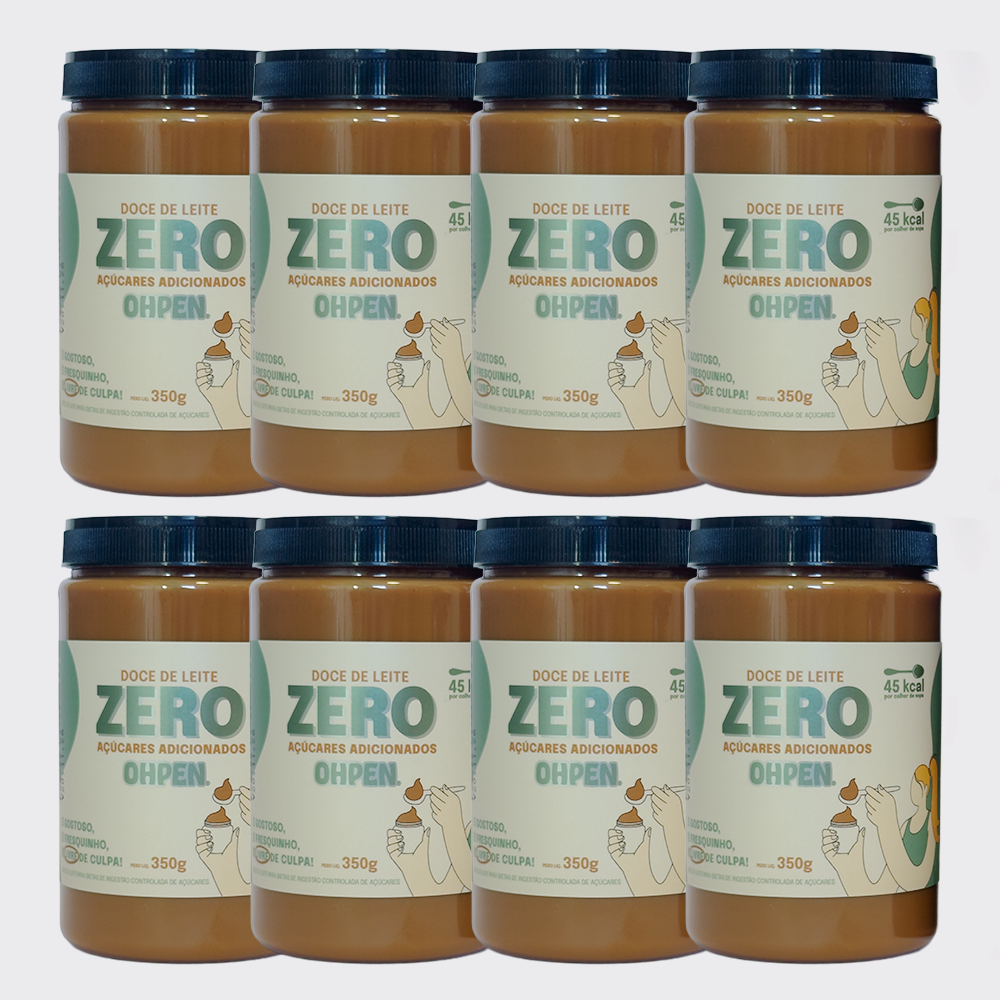 Kit 8x Doce de Leite OHPEN Zero