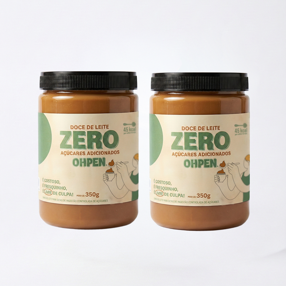 Kit 2x Doce de Leite OHPEN Zero